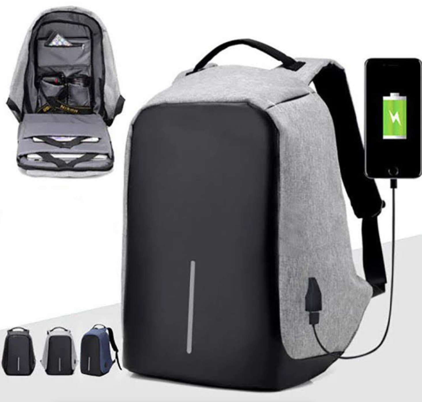 Anti-Theft Waterproof Travel Laptop Backpack