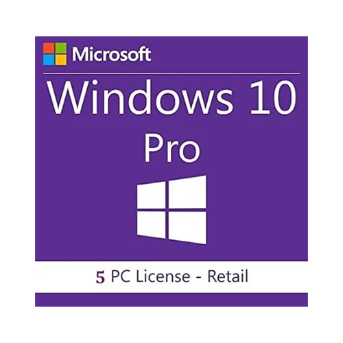 MS Windows 10 Pro - For 5 Devices